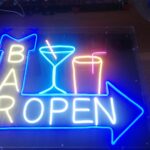 neon open bar caj